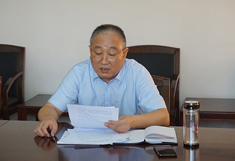 公路工程處黨支部召開黨史學(xué)習(xí)教育專題組織生活會